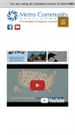 Mobile Screenshot of metro-community.org